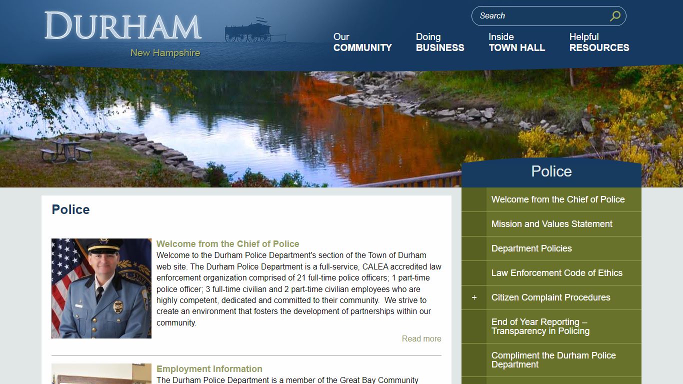 Police | The Town of Durham New Hampshire